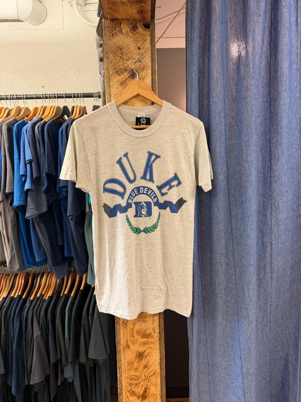 Vintage duke Blue Devils Short-Sleeve Logo T-shirt